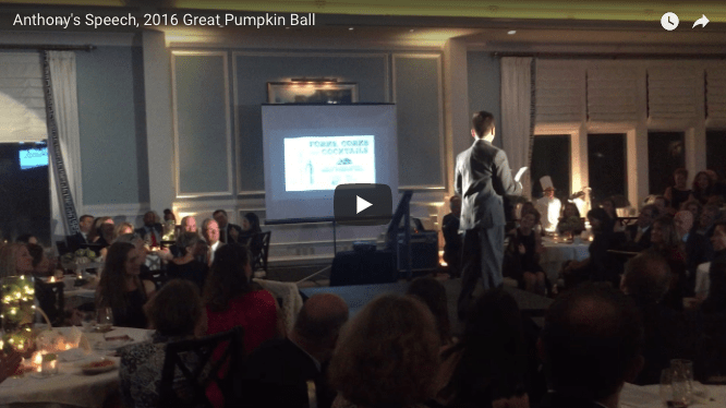 Anthony's Speech, 2016 Great Pumpkin Ball