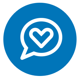 Communicating love icon